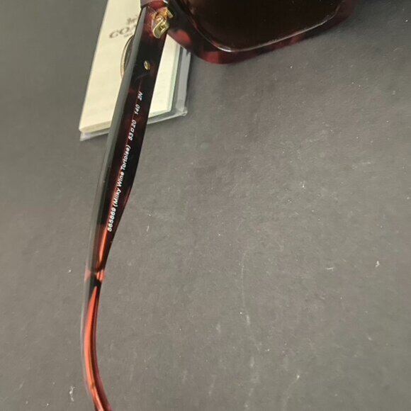 Coach Milky Wine Tortoise Frame Sunglasses - Picture 5 of 6